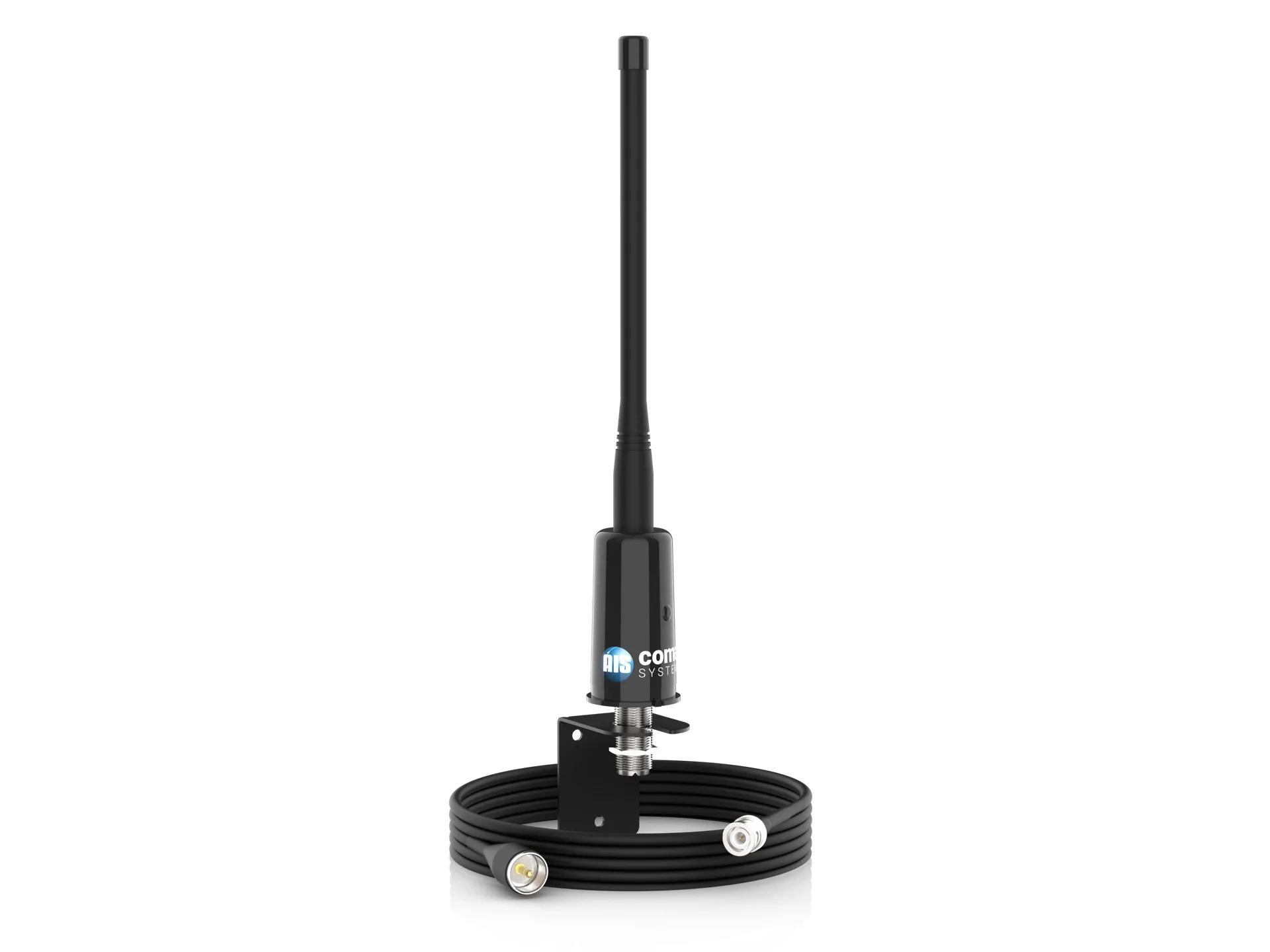 AV30 Ground Plane Independent Reduced Height AIS Antenna with AV30 3m RG58 patch lead with PL-259 male to BNC male
